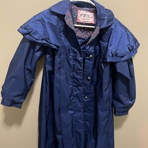 Girls' Navy Trench Coat by F.W. Fischer